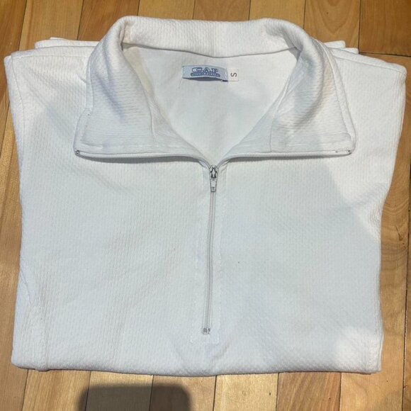 Vintage Cap Activewear Zip-Up Top | Size S | Chic Athleisure Essential - Picture 2 of 6